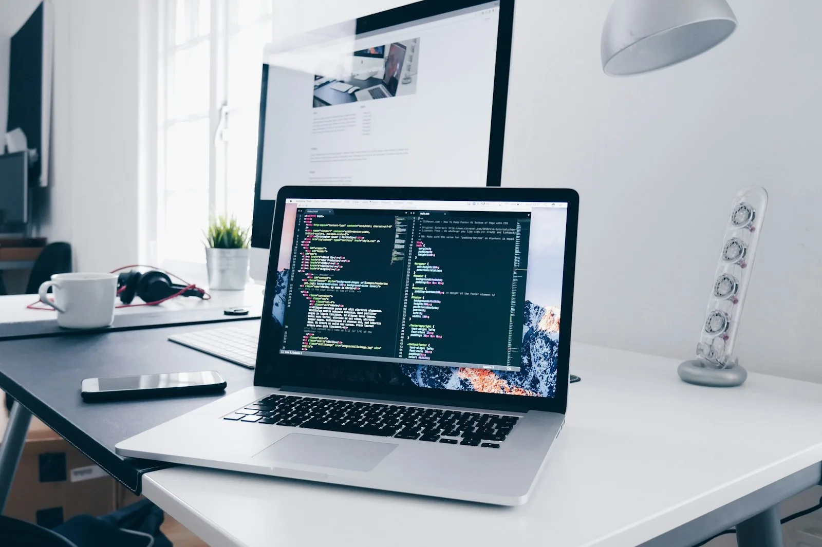 Web design workspace